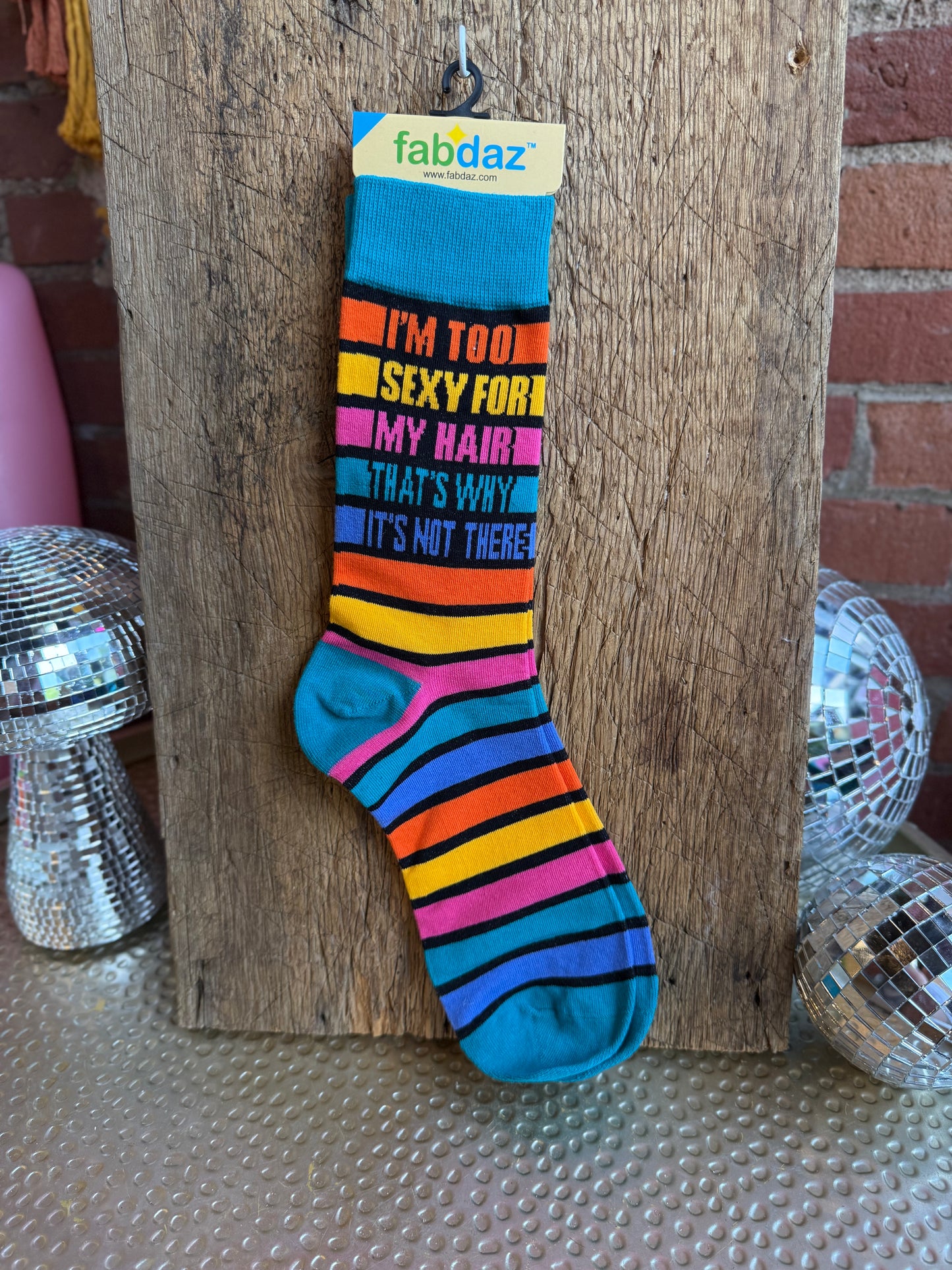 I'm Too Sexy For My Hair Men's Socks