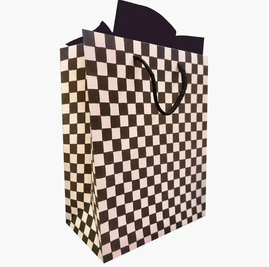 Medium Checkers Gift Bag