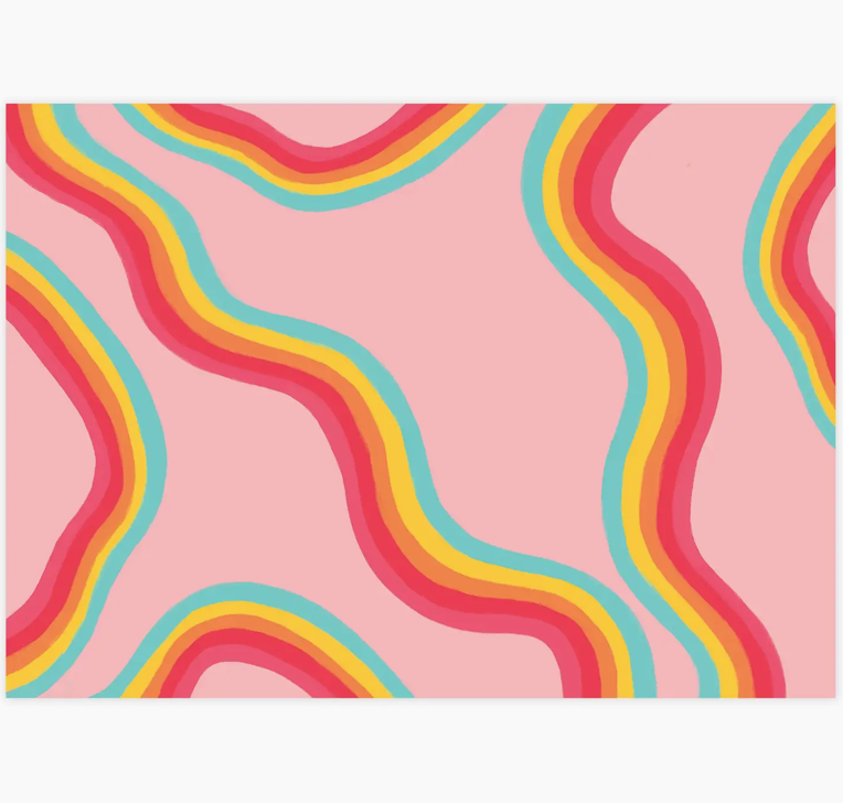 Rainbow Ribbon Tissue Paper