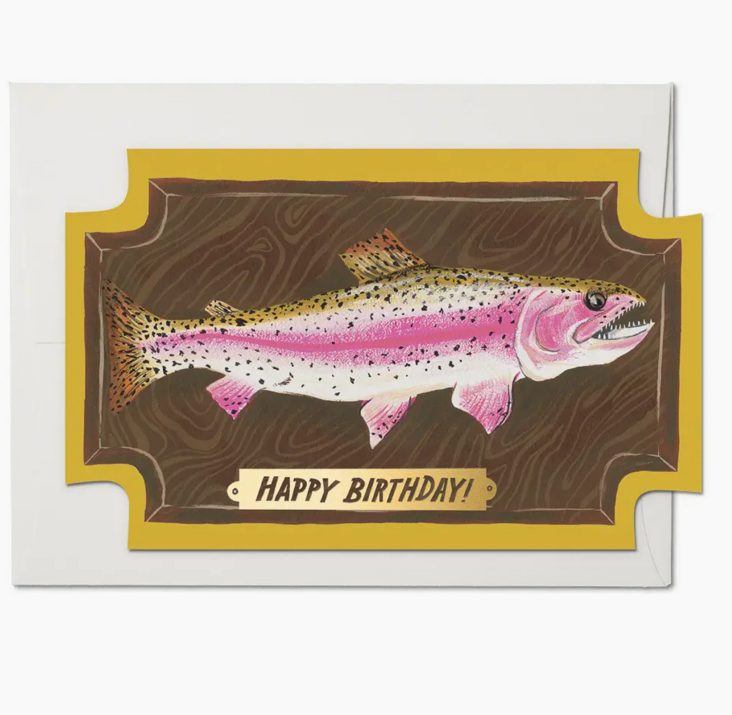 Mounted Fish Birthday Greeting Card
