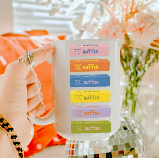 Retro Butter Love Coffee Mug