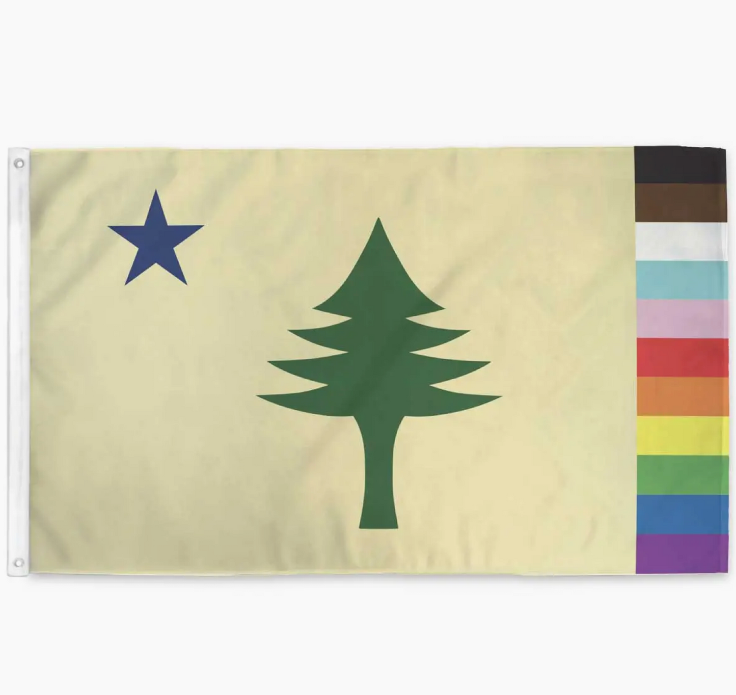 Rainbow Maine 1901 Pride Flag