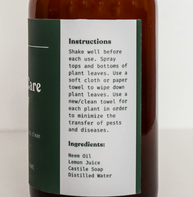 Leaf Care Spray - 8oz