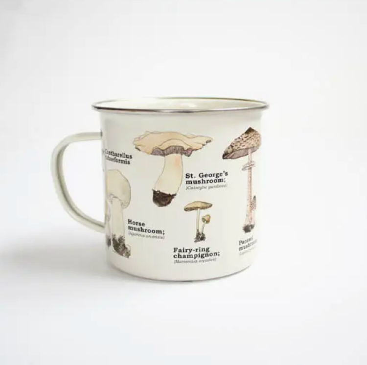 Mushroom Enamel Mug