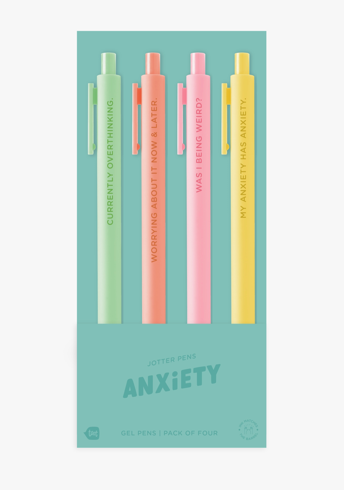 Anxiety Pen Set