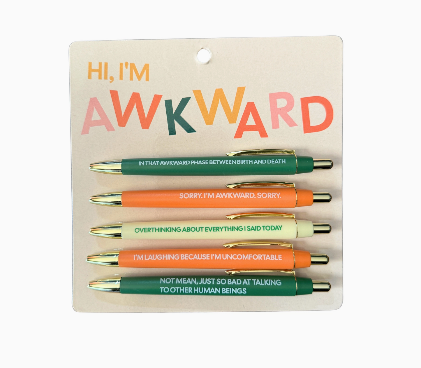 Awkward Pen Set