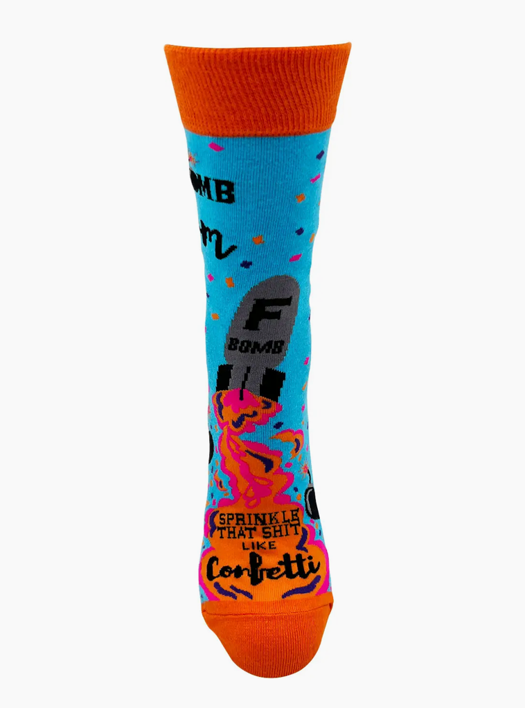 F-Bomb Mom Ladies' Crew Socks
