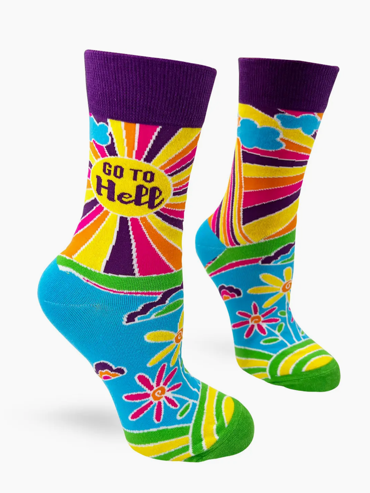 Go To Hell Ladies' Crew Socks