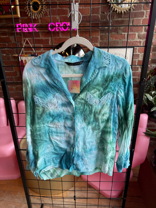 Hand Dyed Button Up Shirt