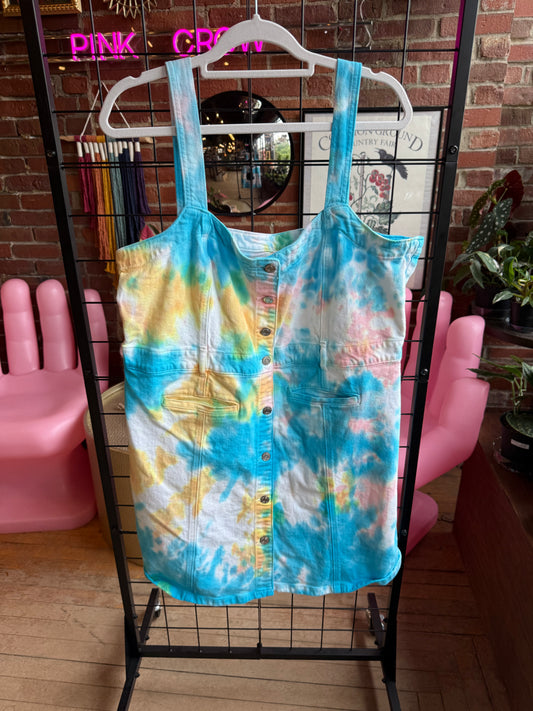 Hand Dyed Overall Dress