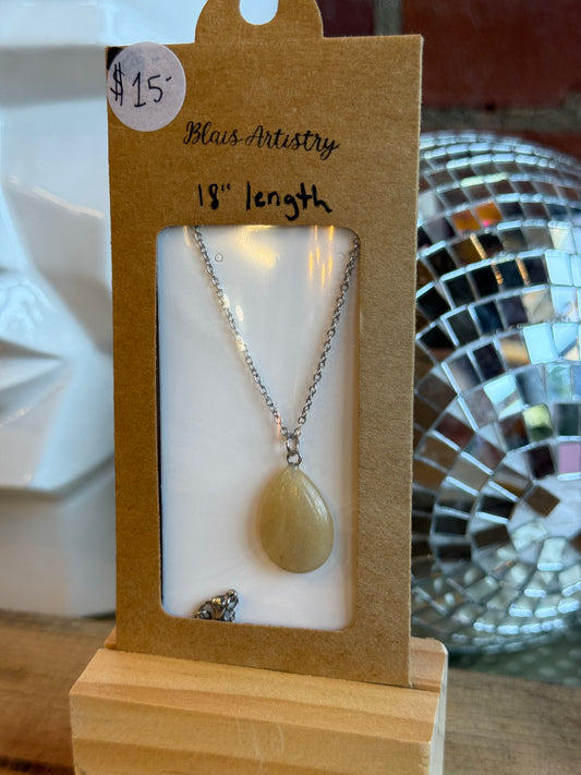 Peach Moonstone Necklace