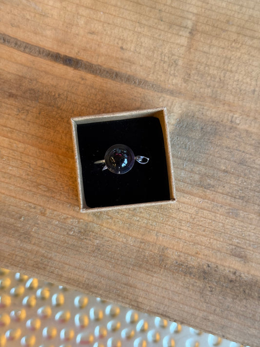 Onyx Adjustable Ring