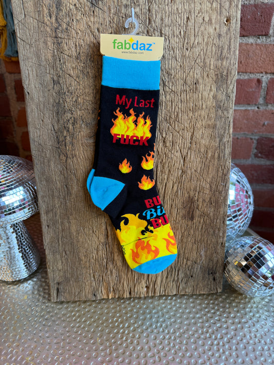 My Last F**K. Oh Look, It's On Fire Ladies' Novelty
