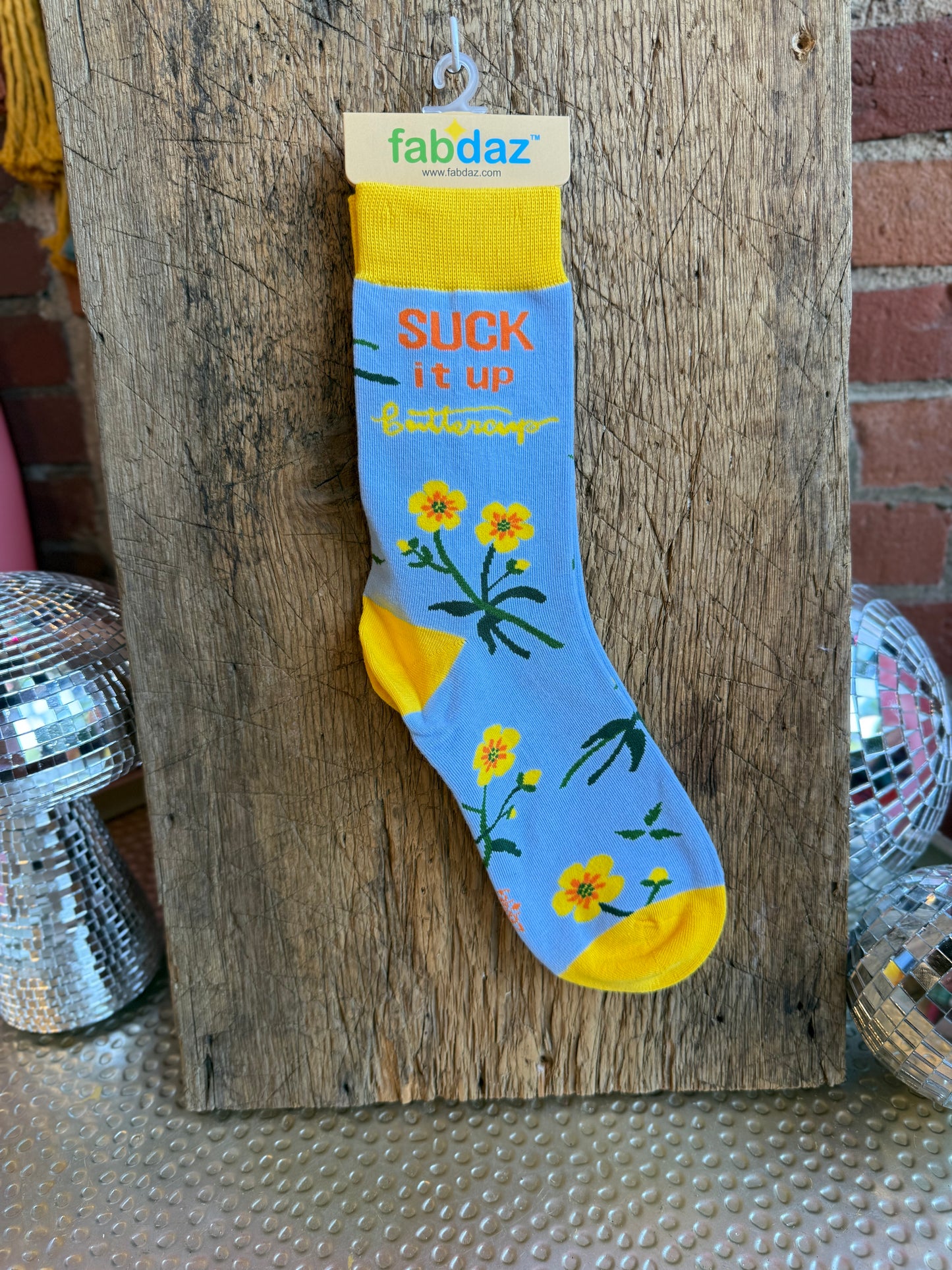 Suck It Up Buttercup Women's Crew Socks