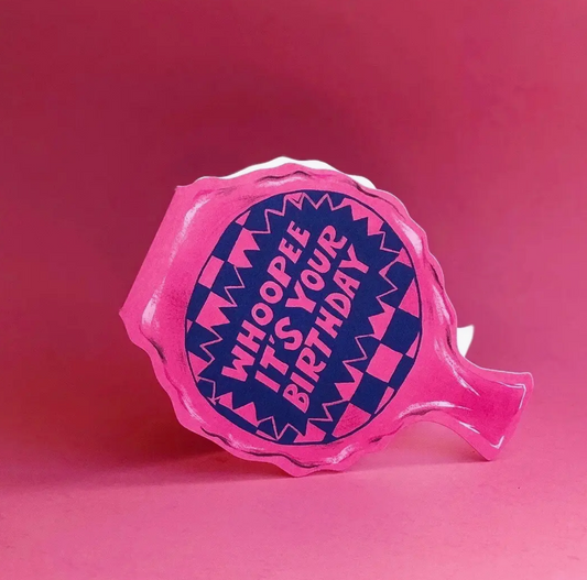 Whoopee Cushion Birthday Greeting Card