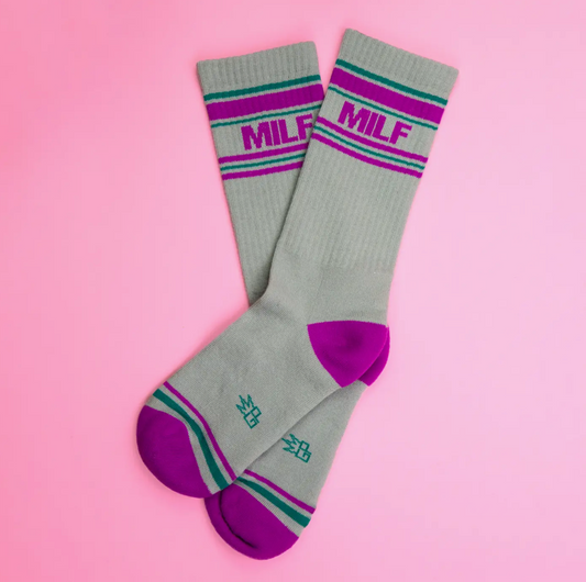 Milf Gym Crew Socks