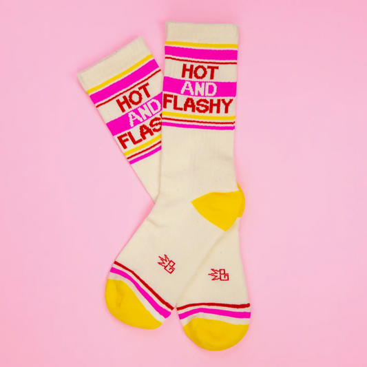 Hot and Flashy Gym Crew Socks