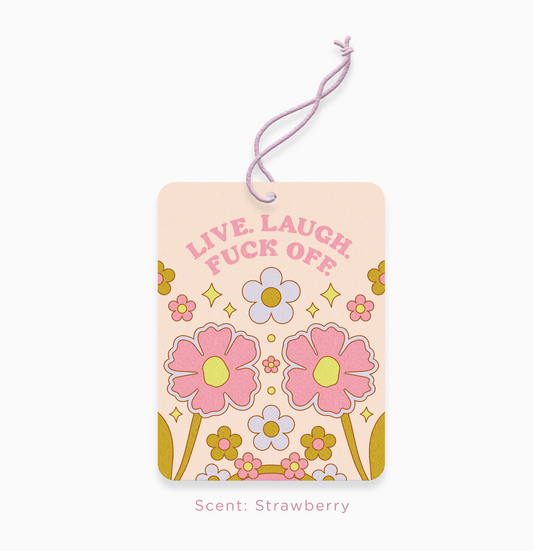 Live Laugh Air Freshener