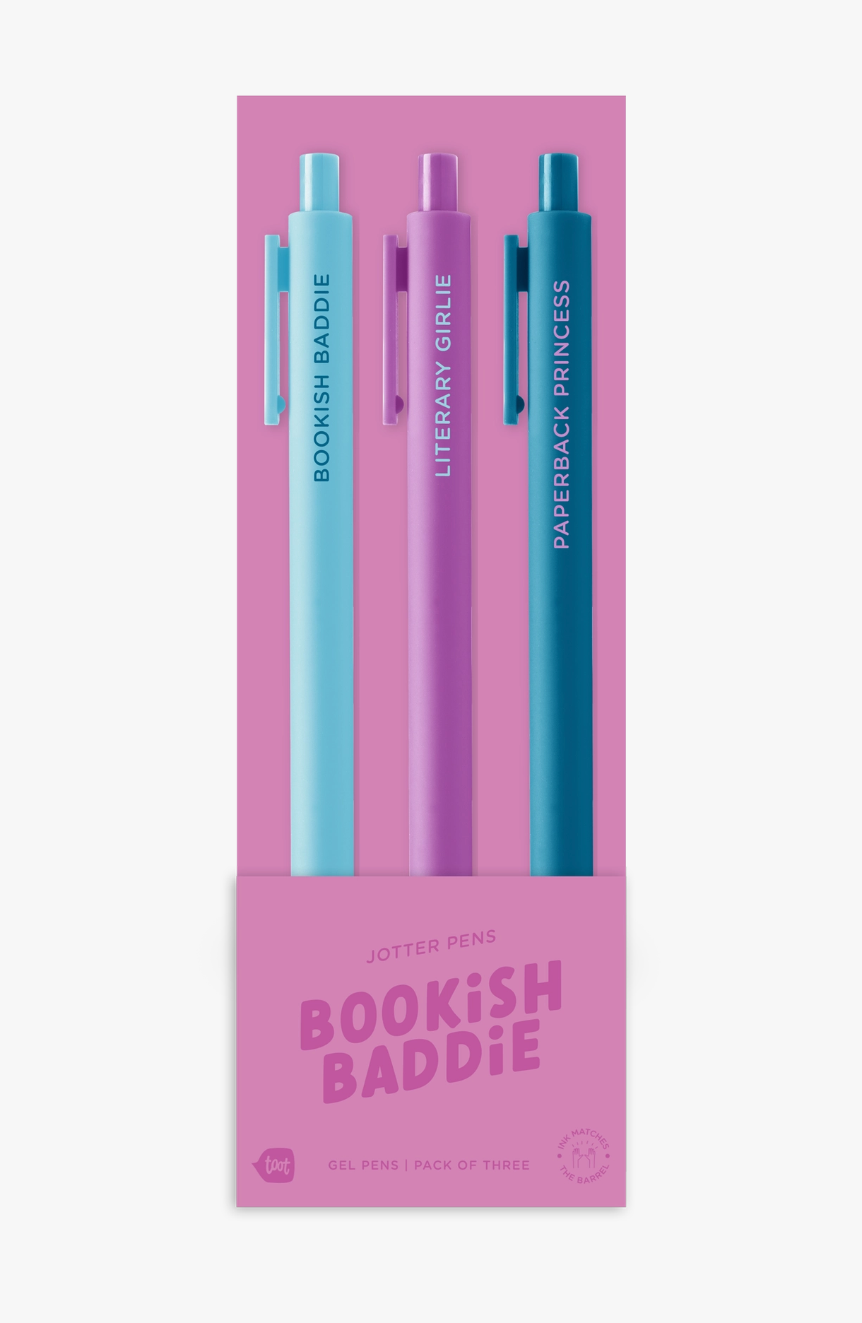 Bookish Baddie Pen Set