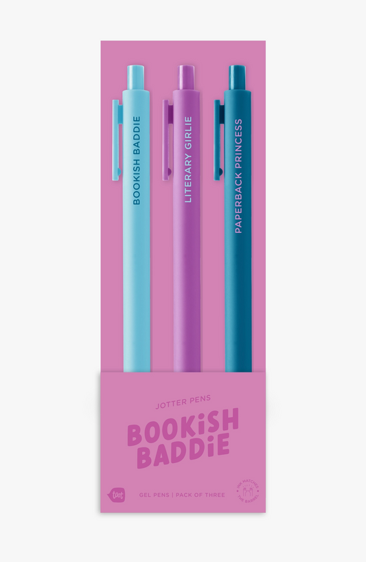 Bookish Baddie Pen Set