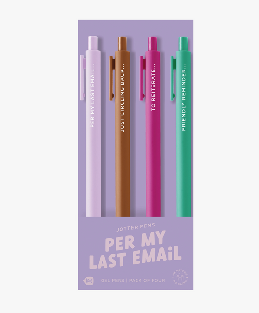 Last E-Mail Pen Set