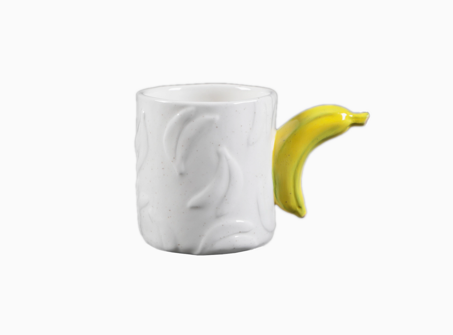 Banana Handle Ceramic Mug