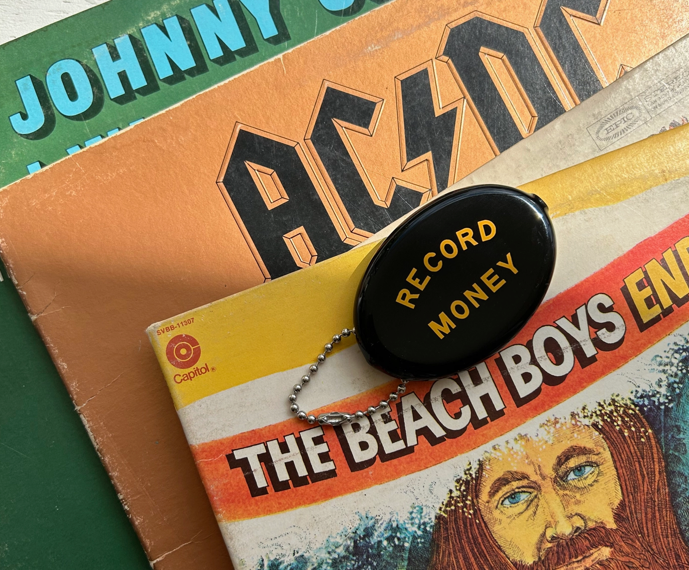 Record Money Coin Pouch