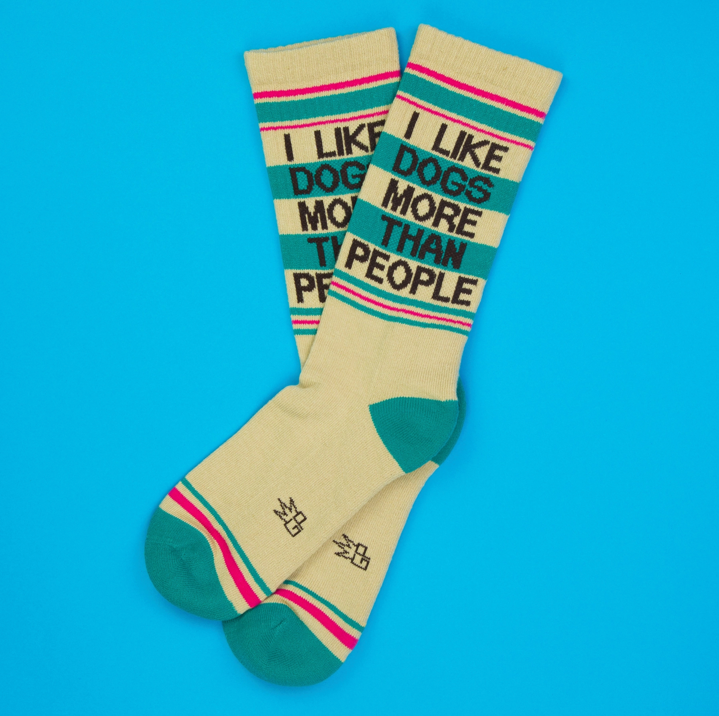 I Like Dogs More Than People Gym Crew Socks